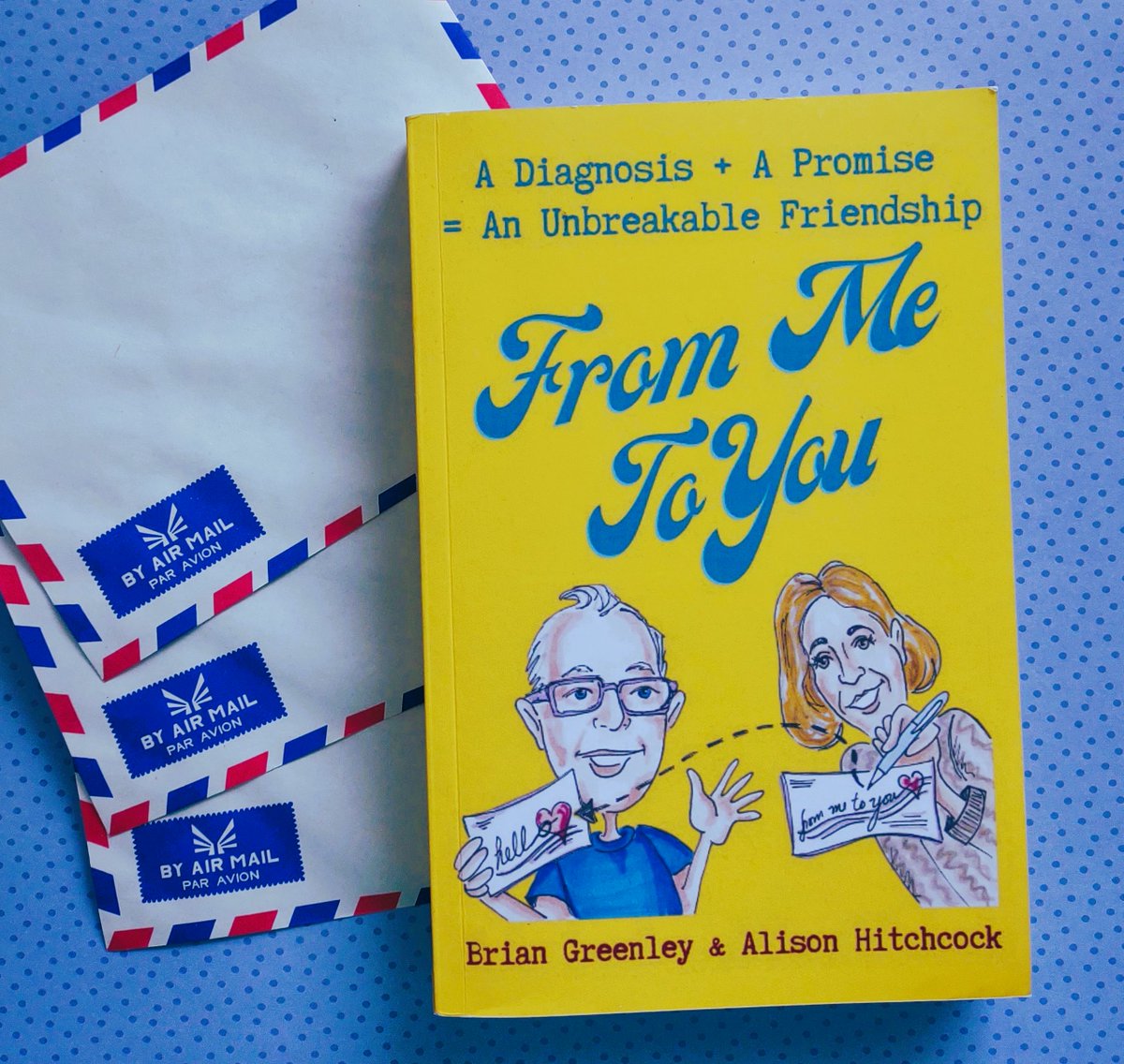 This #WorldBookDay you can support a wonderful charity @frommetoyou01 when you check out the story behind the organization, written by @alihitchcock1 and @BryanBeing. Learn more, here: frommetoyouletters.co.uk/our-book #handwrittenletters #letters #penpalooza #postcrossing #booktwitter