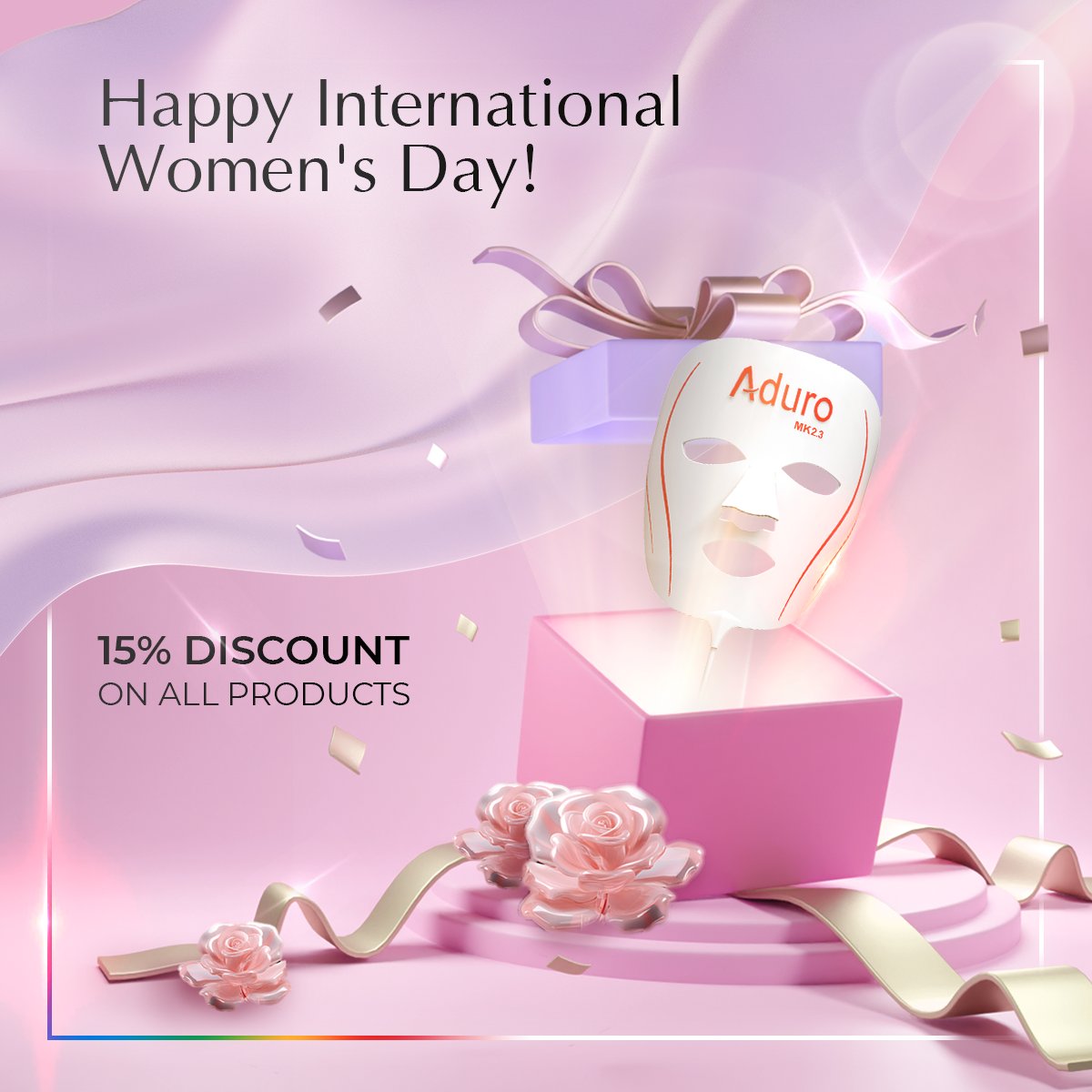 MyAduro's tweet photo. Self-care is your gateway to brilliance. ✨ Aduro invites you to honor your unique beauty. 💖 This Women's Day, let's pledge to pamper ourselves with the love and care we deserve. 🌺💕 https://t.co/7v9StiKJYt