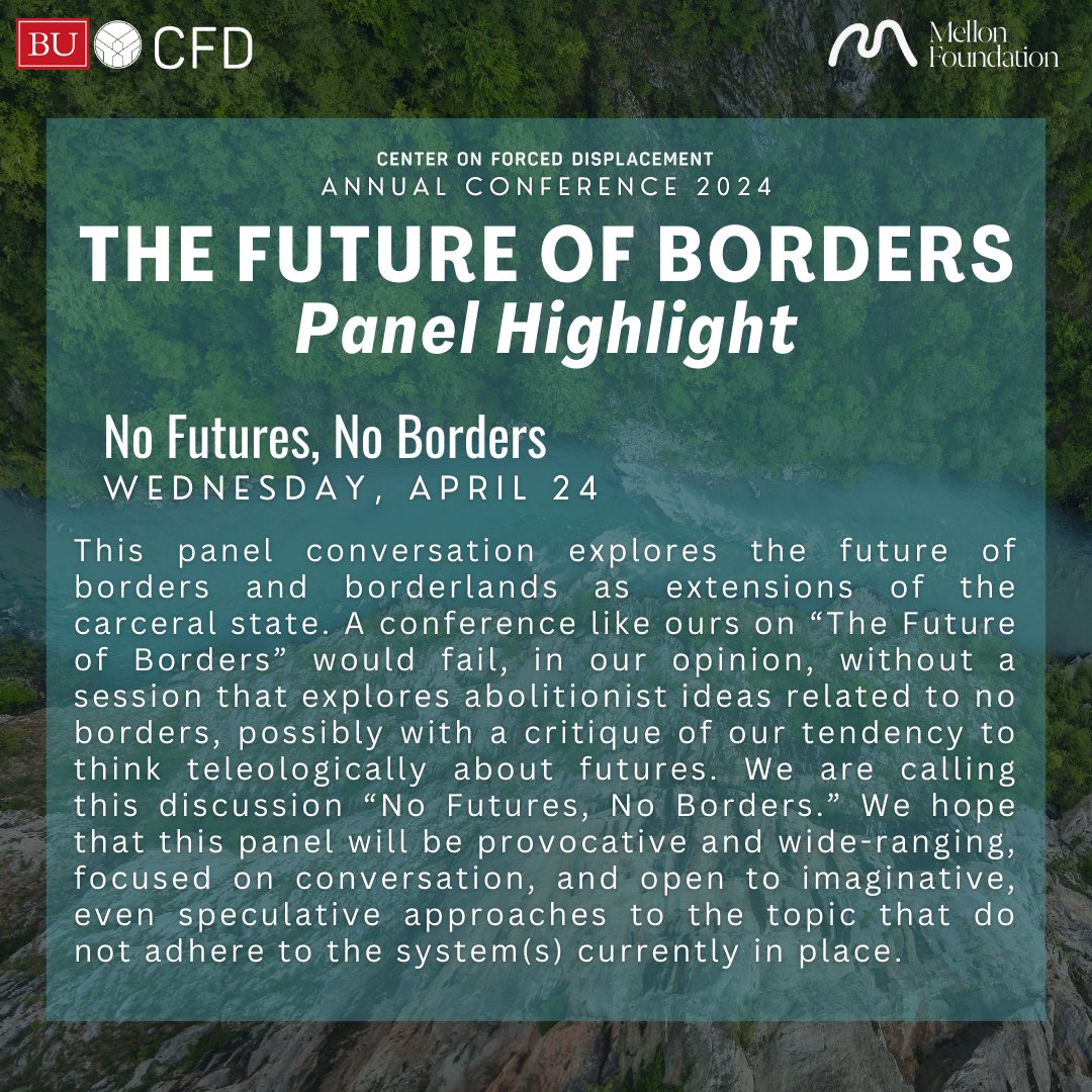 We are so excited for this panel we have planned for this year's annual conference. Don't miss this engaging talk pushing the boundaries of border concepts – be sure to register here: eventbrite.com/e/815844903067…
