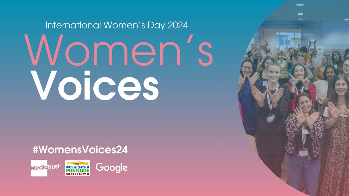 It's #InternationalWomensDay and we're at @Media_Trust's #WomensVoices24. 🎊 We're looking forward to a day of inspiration, comms planning and creating brand-new connections!