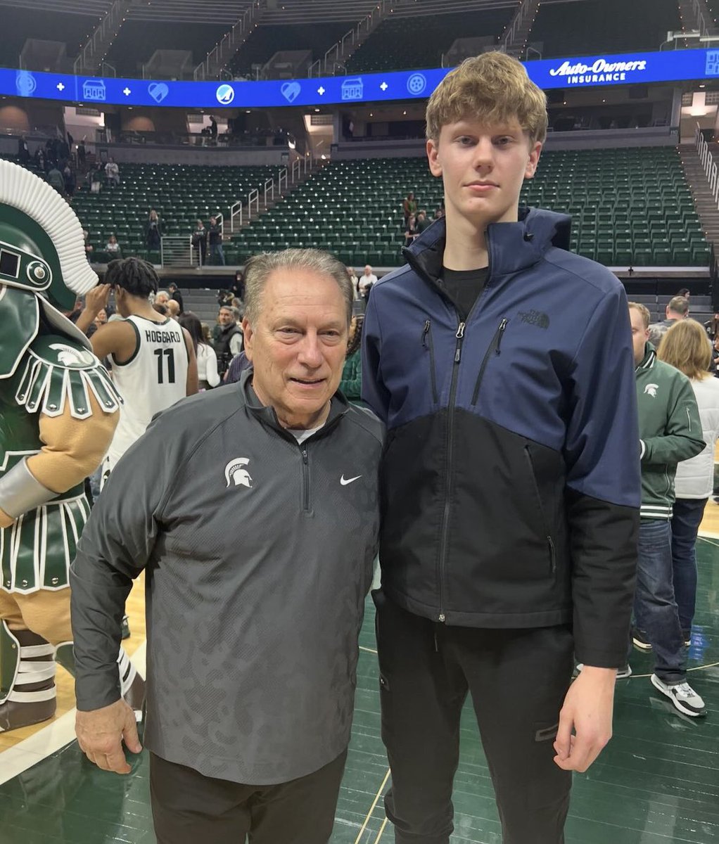 NEWS: Brady Koehler was on an unofficial visit to Michigan State to see the Spartans take on Northwestern. @BradyKoehler3