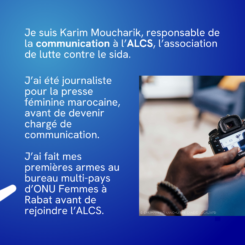 EF_LINITIATIVE's tweet photo. 🗣️ « Je suis convaincu que l’épidémie de #VIH se nourrit des inégalités ».
💊 Karim Moucharik, responsable de la communication @ALCSMAROC, vous parle. #8mars
Acteur en faveur des droits des femmes et communicant du projet PrEP Femmes que nous soutenons, découvrez son portrait. ⤵️