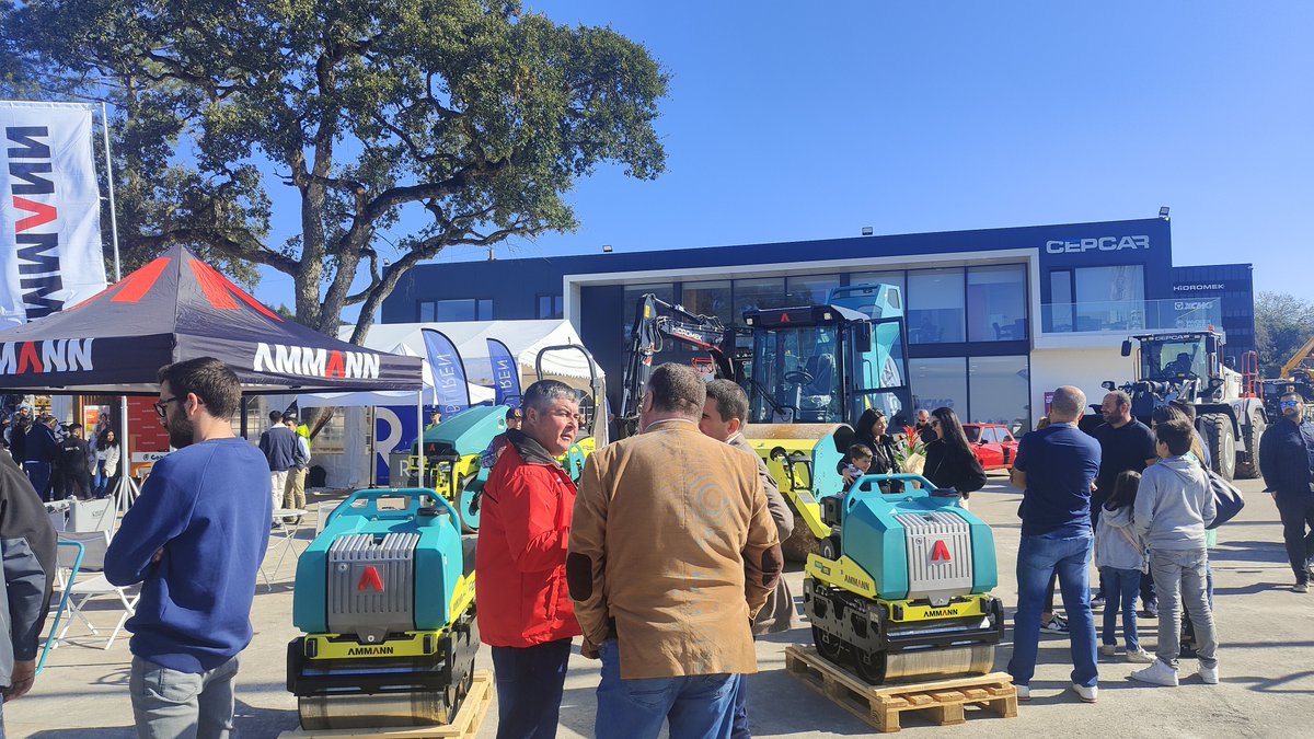 Exciting Open Day at CEPCAR, Portugal! Amman showcased top-notch machinery. #CEPCAROpenDay #AmmannMachinery #ARS130