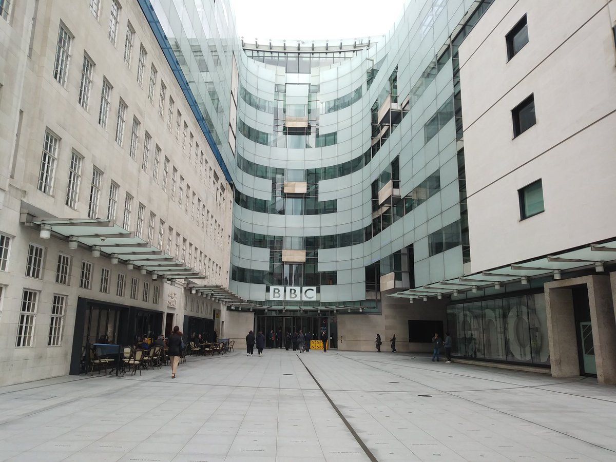 I went to the actual BBC building today to record an episode of Free Thinking and had the best time. Massive posters of Claudia Winkleman loom down from the walls inside like portraits of the elusive aristocrat in a haunted mansion...it was great.