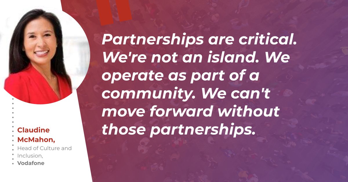 FightPoverty's tweet photo. “Partnerships are critical. We're not an island. We operate as part of a community. We can't move forward without those #partnerships.” - Claudine McMahon @VodafoneUK

#BFP_Live #BFP_Equity #equity https://t.co/FewVLVV60h