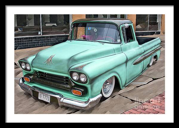 1958 Apache Truck Low-Rider Framed Print #travelingtx #buyart #classictruck #tylertx #apachelowrider #PhotographyIsArt #dmsfineart #dianamarysharpton #fineartamerica #fineart4sale #walldecor #prints4sale #Apparelwart

Artist Deck: dianamary-sharpton.pixels.com/featured/1958-…