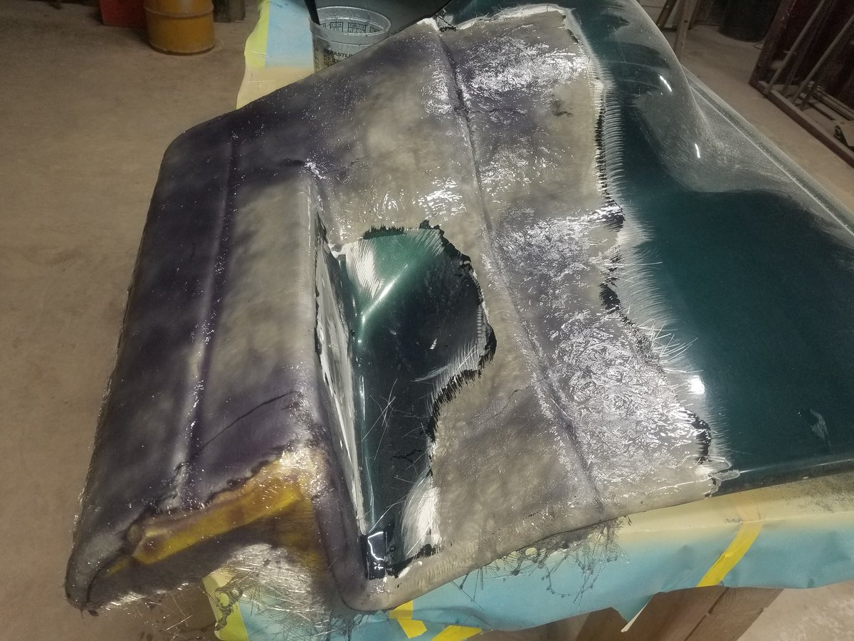 Fiberglass bedside Repair #kreeksidekustoms @3MCollision