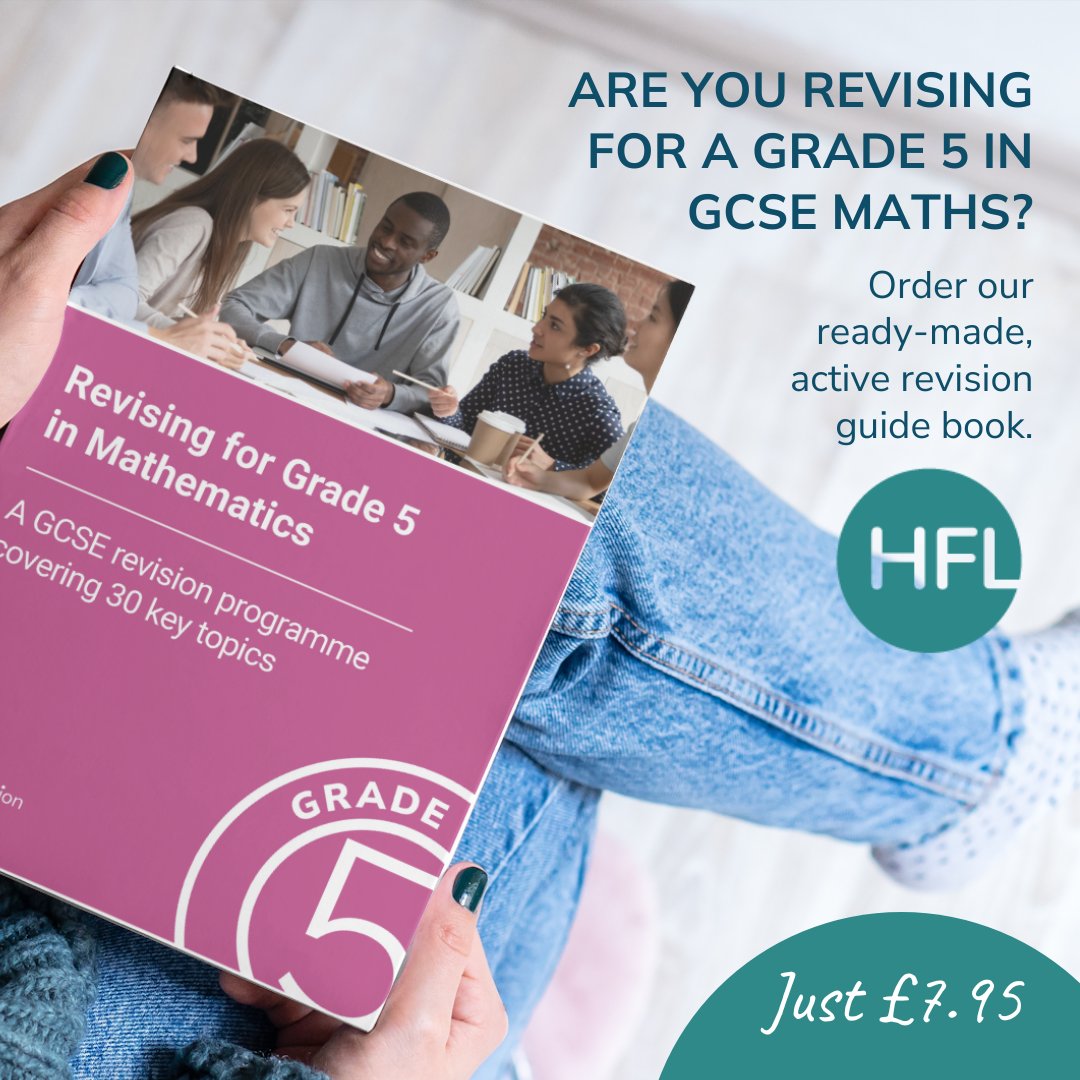 HFL_Education's tweet photo. We're thrilled by the overwhelming response to our #GCSEMaths Revision Workshops! A big thank you to all the students who've signed up.

To further support your journey, we also have affordable GCSE Mathematics Revision Workbooks for grades 4-7: https://t.co/rCAXZzZZ2q https://t.co/obNOc4DnRb