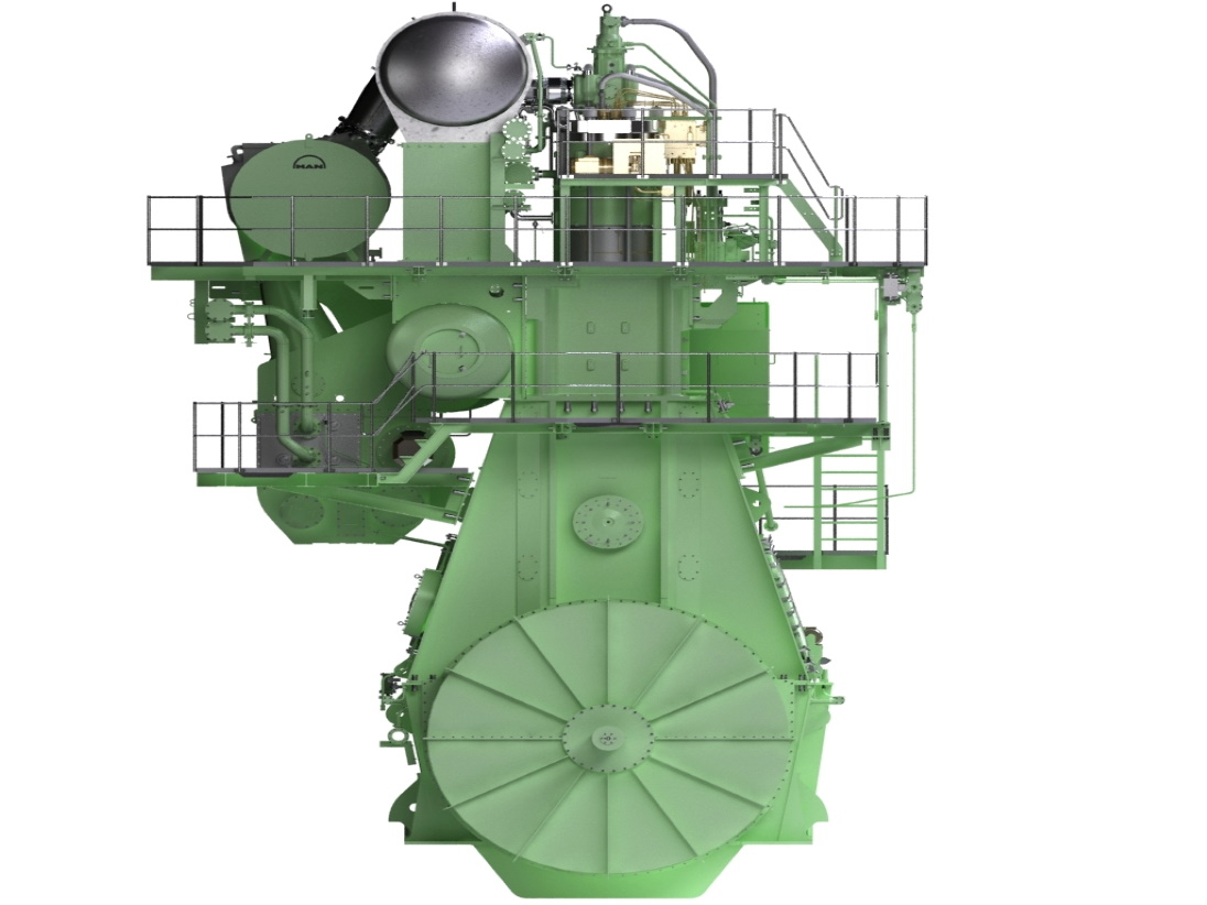 MAN Energy Solutions’ licensee, MITSUI E&S Co. Ltd., has successfully tested a 50-bore MAN B&W two-stroke engine up to 100% load at its Tamano facility while running on hydrogen, a world-first for the maritime industry. Read the full press release here: ow.ly/6IuQ50QNuv2