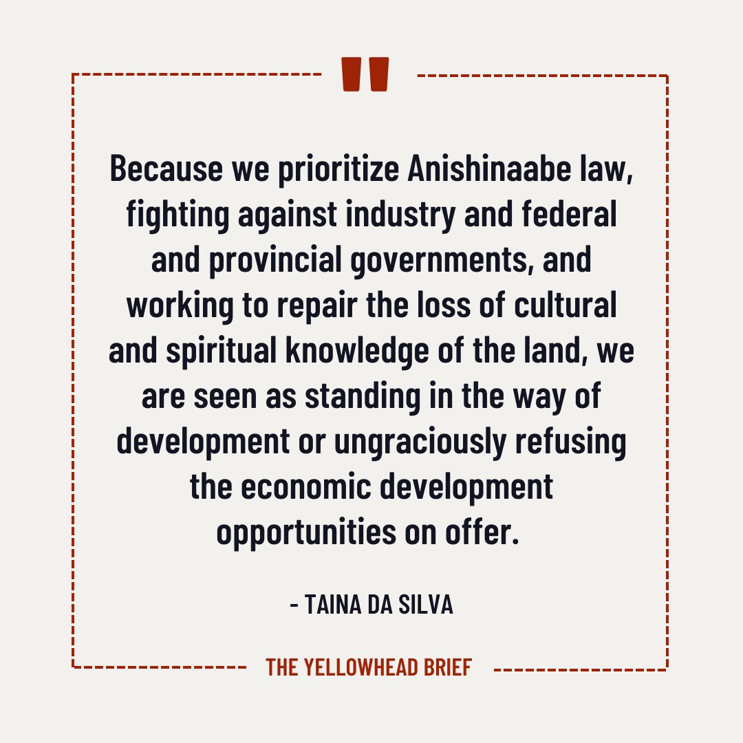 This week the Government of Ontario announced a number of new agreements and initiatives to build infrastructure for the Ring of Fire. Why has Grassy Narrows refused to participate in the Province's plans? Read here: yellowheadinstitute.org/2024/03/07/gra…