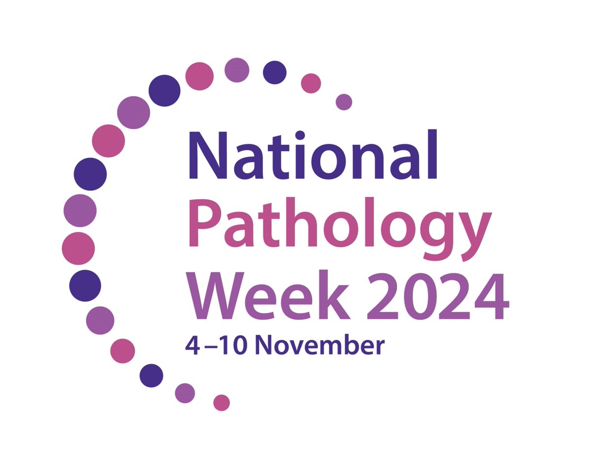 National Pathology Week 2024 will run from 4 to 10 November. To help you get involved we have great activity ideas, and you can download logos and digital assets here: ow.ly/jtCm50QLJGL #PathologyWeek @ilovepathology