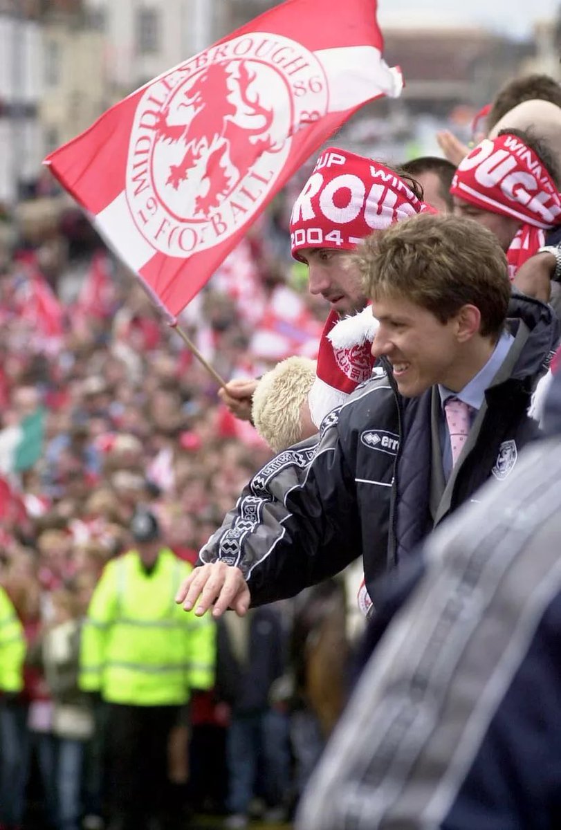 boro_memories's tweet photo. #OTD in 2004, Boro paraded the Carling Cup around the jubilant streets of Middlesbrough 🏆🔴⚪️ https://t.co/G3Ca38ZrHU