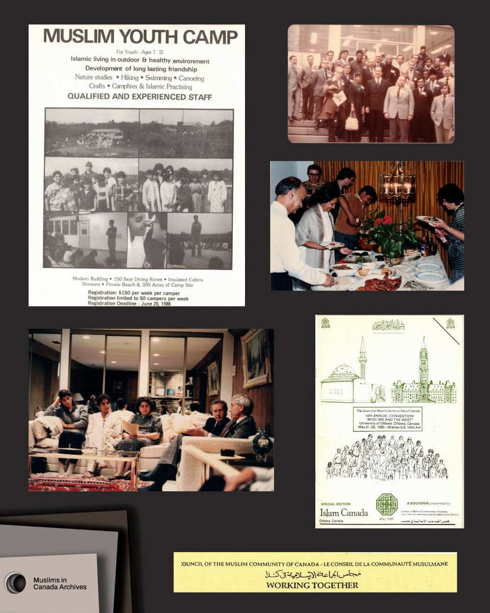 The Muslims in Canada Archives (MiCA) has newly acquired records documenting the history of the Council of Muslim Communities of Canada (CMCC). We invite you to sift through these materials and reflect on the role of Muslim civil society in Canada. #MuslimsinCanada 🧵