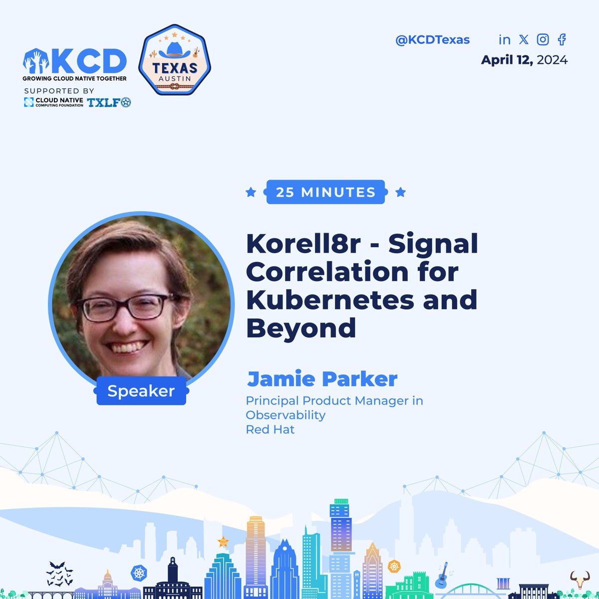 🚀 Join Jamie Parker, Product Manager at Red Hat, on 'Korell8r - Signal Correlation for Kubernetes and Beyond' at KCD Texas! 🌟 🔗 buff.ly/3UQsqQd #KCDAustin #Kubernetes #OpenSource #KCDTexas #CNCF