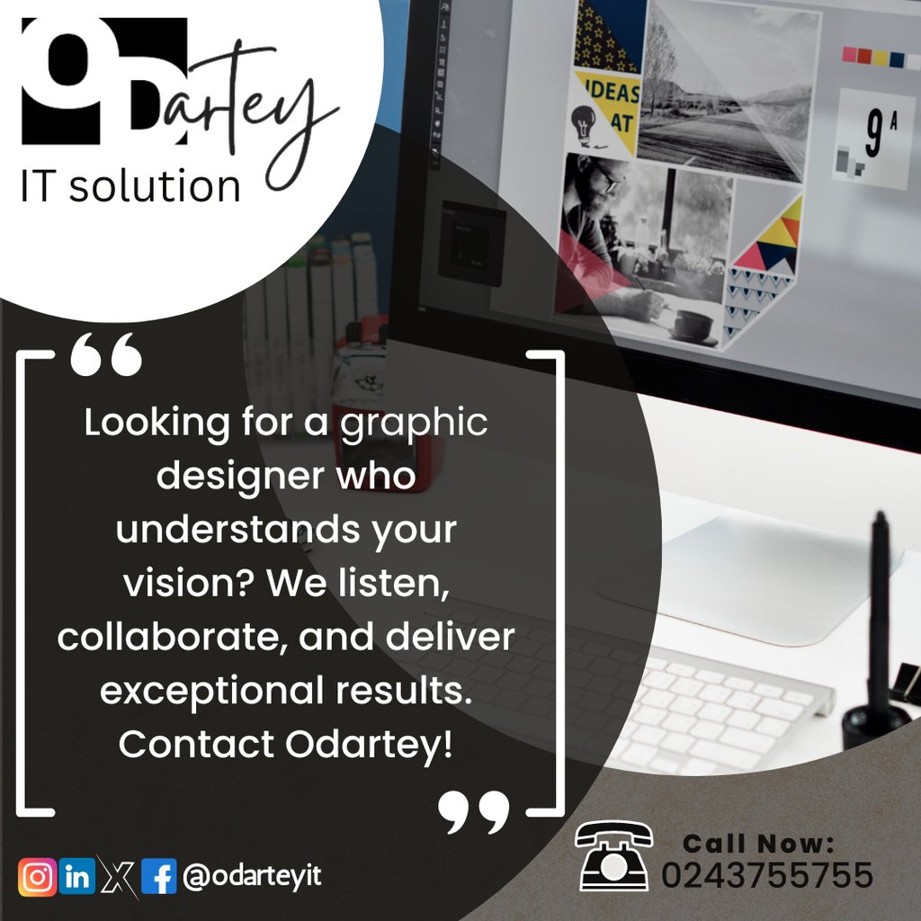 erstepexpress's tweet photo. Stand out from the crowd with our impactful graphic design #odarteyit #graphicdesign #branding #digitalmarketing https://t.co/wYg0MD4AX5