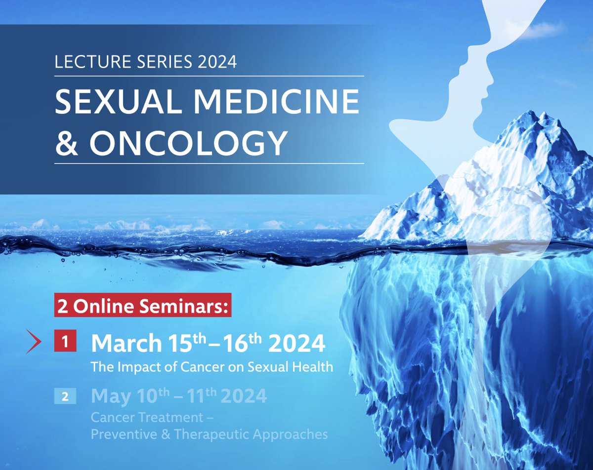 #WebinarAlert Join the Austrian Academy for Sexual Medicine / OEASM for the first of two lecture webinars on 'Sexual Medicine and Oncology“. 🗓️ March 15–16th, 2024 💪 The participation is free of charge ✍️ register at oeasm.org #sexualmedicine #sexualhealth
