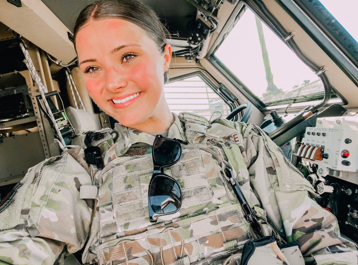 SrA Cheyenne Doverspike joined the Guard in 2019. She says that #WomensHistoryMonth, 'is special to me because we have so many strong and powerful women in the military that need to be recognized, and this is an opportunity that they get to be and it's so awesome to see.'