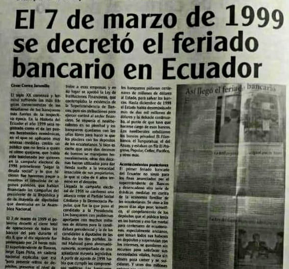 <a href="/MashiRafael/">Rafael Correa</a> Hablando de cumpleaños, hoy se celebra uno de los momentos más terribles del Ecuador, para mí significó la perdida de todo lo que tenía, y el motivo que meses después tenga que irme del país dejando a mi familia en Ecuador.
⛔ PROHIBIDO OLVIDAR ⛔
#LosCorruptosSiempreFueronEllos