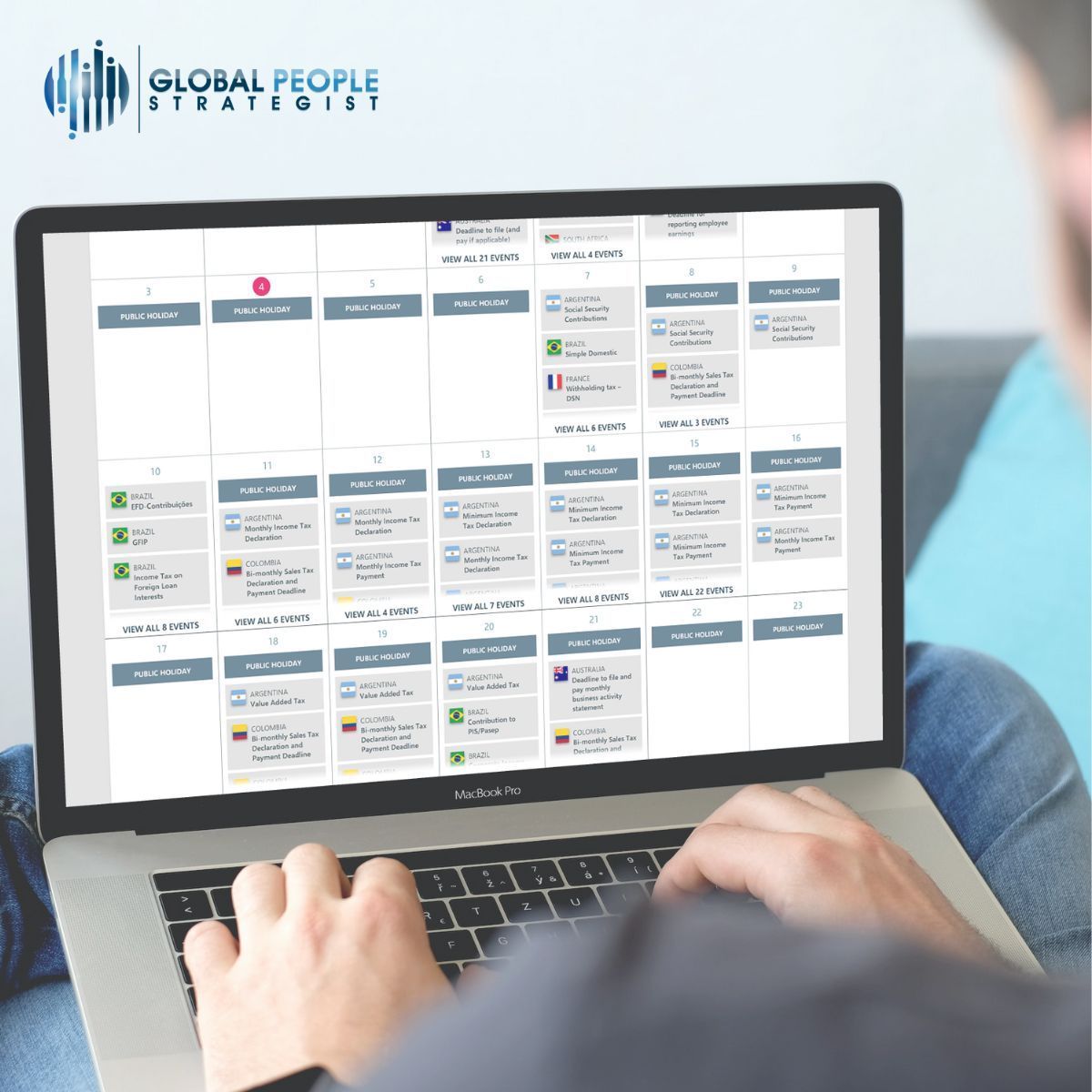 GPStrategist's tweet photo. Simplify your compliance management with Global People Strategist's Compliance Calendar. Stay on top of crucial deadlines and ensure regulatory compliance. Our platform provides a user-friendly interface that tracks key filing dates, reporting requirements, and compliance tasks. https://t.co/N3vl3WJkmm