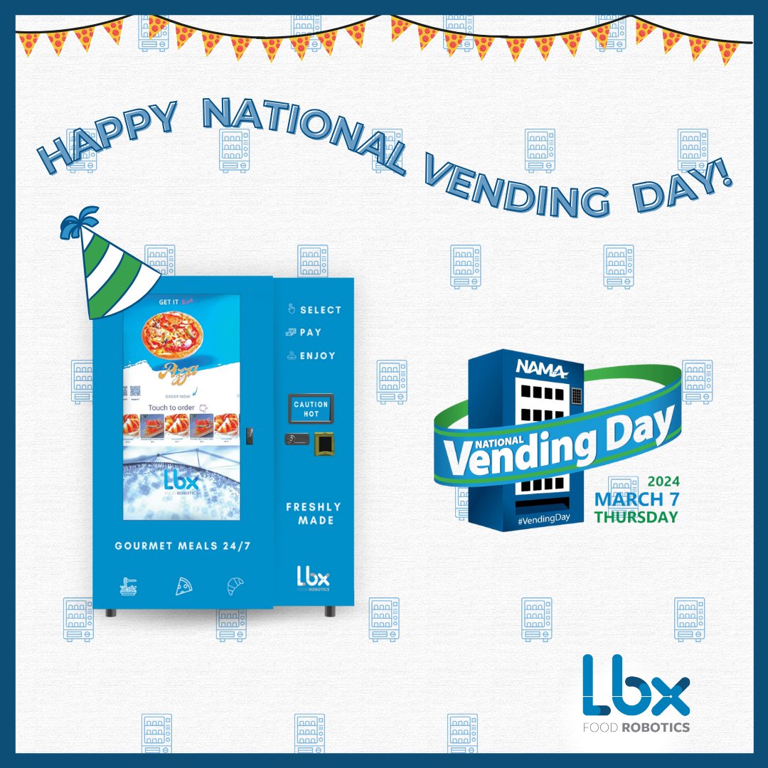 Happy National Vending Day! How about a nice fresh-baked treat to celebrate? 🍕🥐🥨🍪
#nationalvendingday #nationalvendingday2024 #vending #pizzavendingmachine #hotfoodvending #pizzamachine #namanow