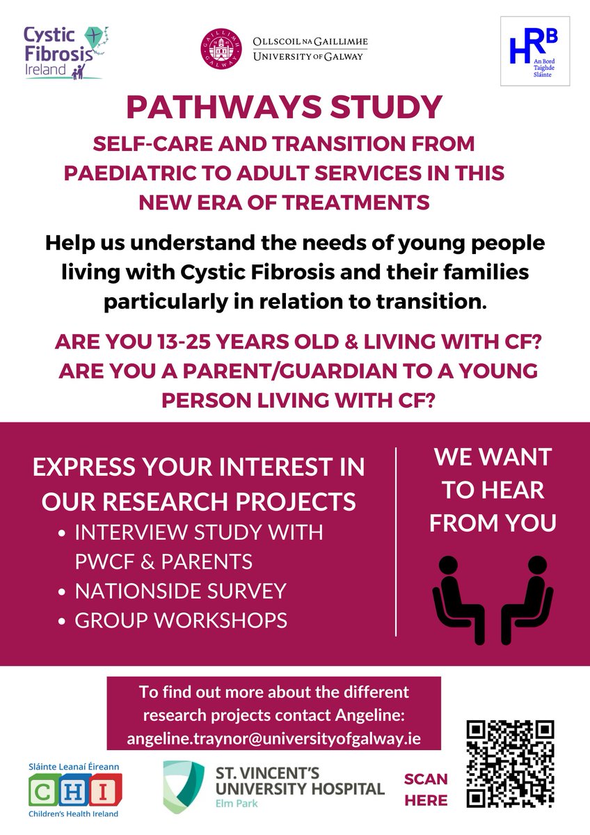 Angeline Traynor (@angelinetraynor) on Twitter photo Not long now! Join us <a href="/cf_ireland/">CF Ireland</a> Annual Conference 2024, to hear about our research: Pathways to Improving Transition to Adult Services & Enhancing Self-Management in Adolescents with Cystic Fibrosis: A New Era of Treatments <a href="/PATHWAYS_PWCF/">Pathways Project</a> @Galway_Psychol @CH <a href="/CHI_Ireland/">Children's Health Ireland</a> <a href="/svuh/">St Vincent's University Hospital (SVUH)</a> Not long now! Join us <a href="/cf_ireland/">CF Ireland</a> Annual Conference 2024, to hear about our research: Pathways to Improving Transition to Adult Services & Enhancing Self-Management in Adolescents with Cystic Fibrosis: A New Era of Treatments <a href="/PATHWAYS_PWCF/">Pathways Project</a> @Galway_Psychol @CH <a href="/CHI_Ireland/">Children's Health Ireland</a> <a href="/svuh/">St Vincent's University Hospital (SVUH)</a>
