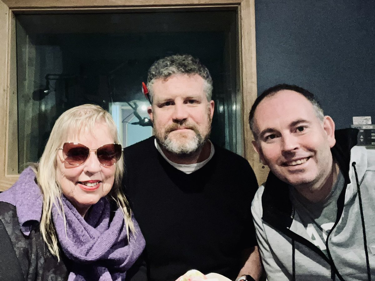 There’s Christina, myself and @setulibraries Kieran Cronin in the studio this morning. I rarely get emotional, especially in the studio but as Christina told the stories of women as young as 11 forcibly sent to Australia, I couldn’t help but imagine my own 11-year old daughter.