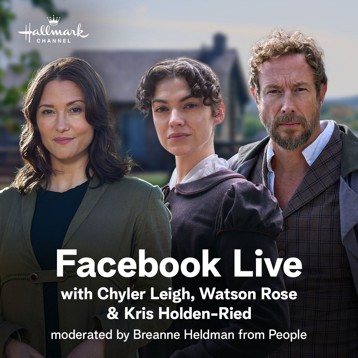 Head back to 1814 TODAY at 1pm ET with a special Facebook live chat with @TheWayHomeHC's @chy_leigh, #WatsonRose, and @KrisHolden_Ried! Hosted by @People's @BreanneNYC. #TheWayHome