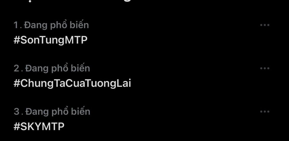 CHÚNG TA CỦA TƯƠNG LAI  #ChungTaCuaTuongLai 
<a href="/sontungmtp777/">M-TP</a>
  #SonTungMTP #SKYMTP