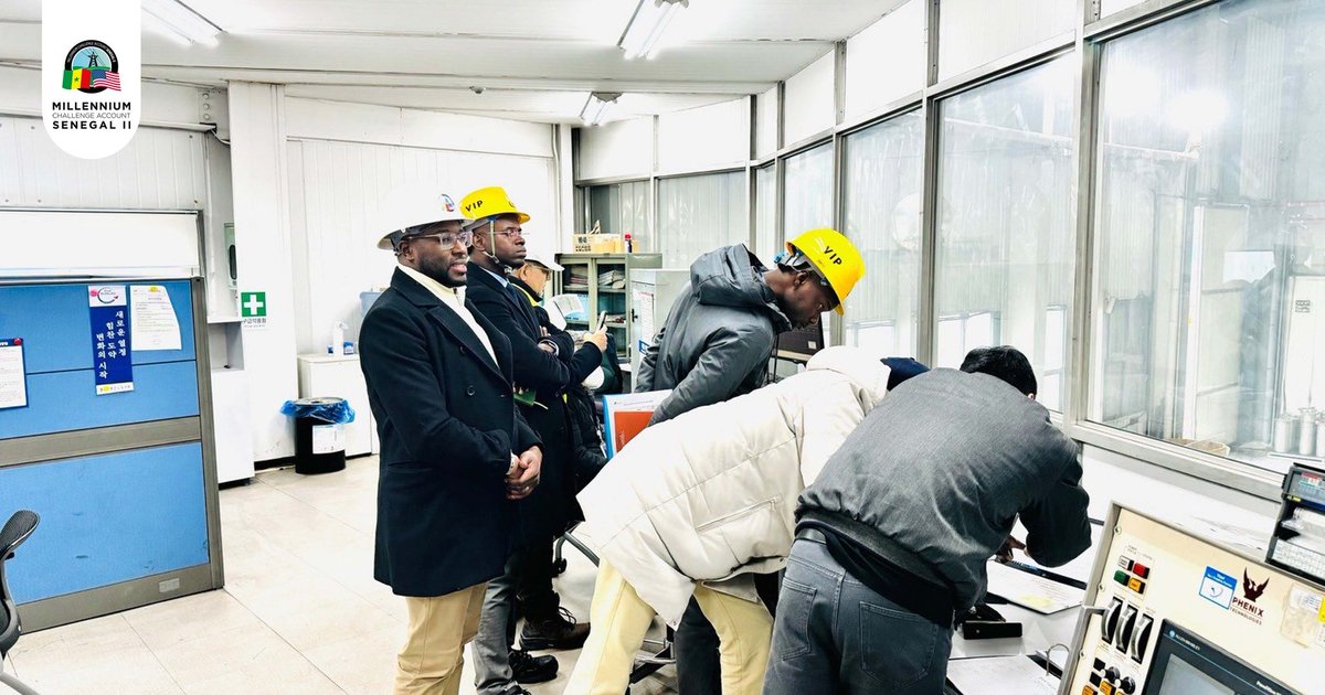 MCA_Senegal_II's tweet photo. Les tests de réception en usine des câbles souterrains 225 kV du projet de ligne sous-marine reliant la Rive Bel Air et la Centrale Électrique de Bel Air, ont pris fin, ce 7 mars 2024, à #Gumi, en Corée du Sud. 

https://t.co/1lmEe8LN4D https://t.co/f4ed8ibkka