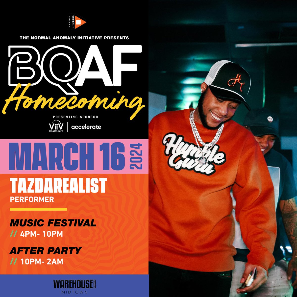 Hey guys I have a few free tickets to my big show at the BQAF who wants to pull up on me ?