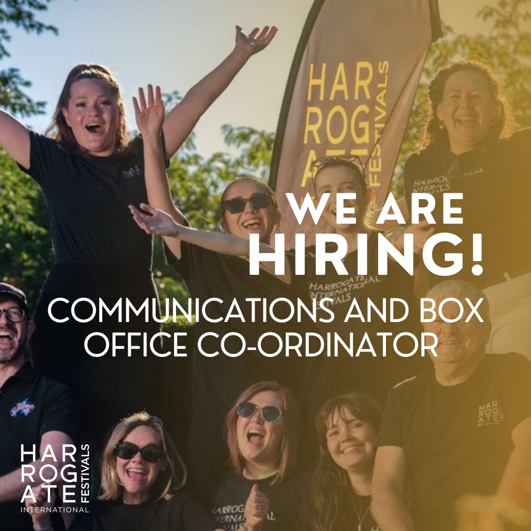 We're Hiring! 🎪 Join our dynamic team and be part of the fun as we bring festivals to life.

This is a full time role, based in Harrogate, for up to £25,000 depending on experience.

📩 Find out more and how to apply - bit.ly/CommsBoxOffice…