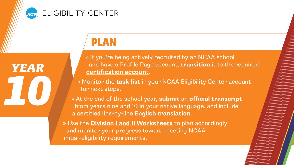 NCAA Eligibility Center tweet media