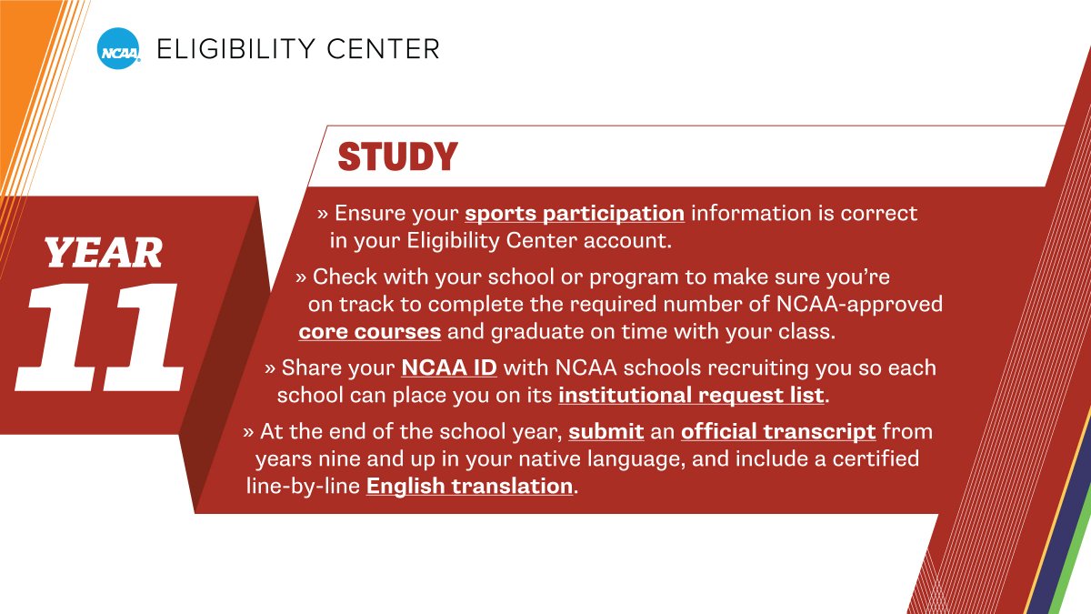 NCAA Eligibility Center tweet media