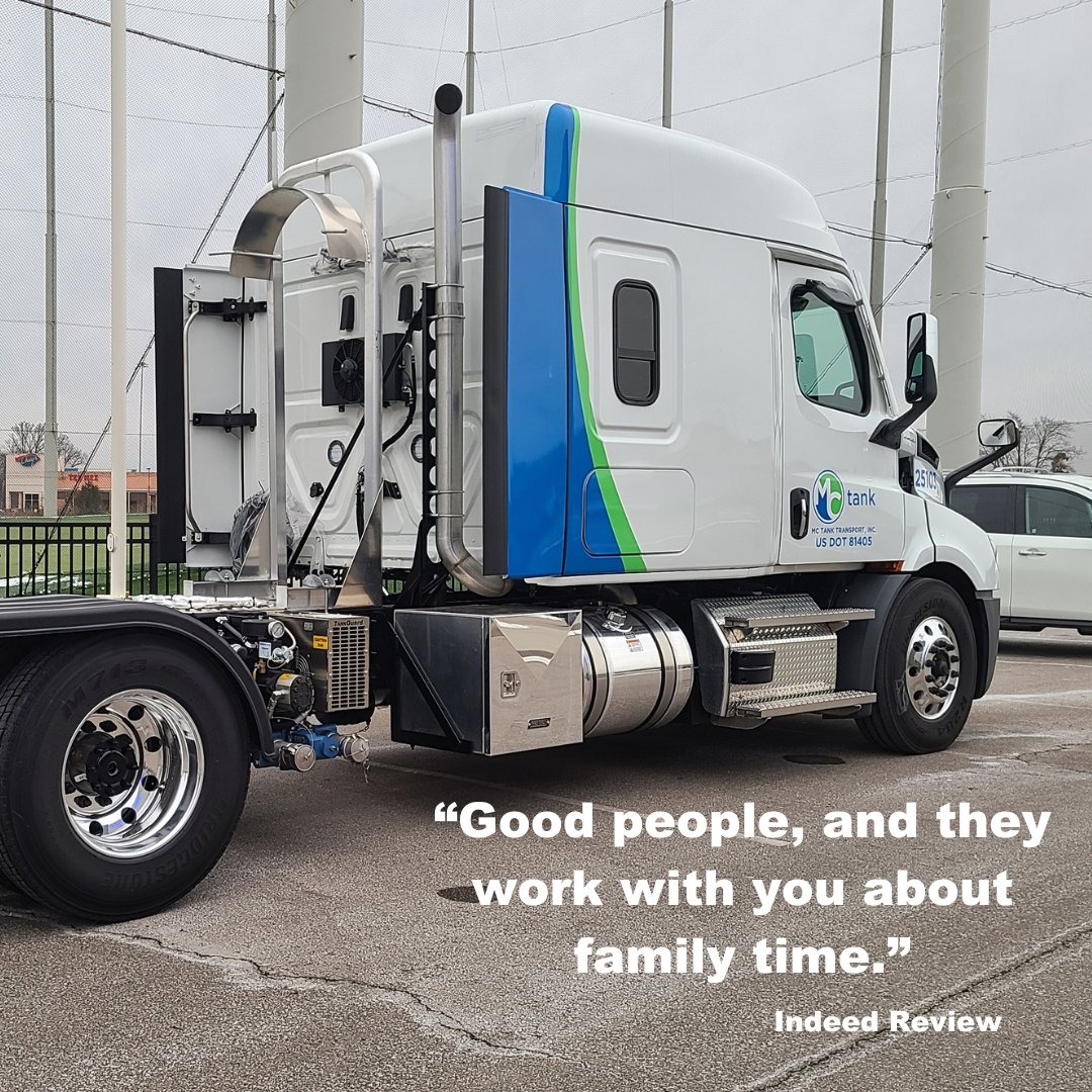 MCTankTransport's tweet photo. At @MCTankTransport, balance is one of our most important values. If you're looking for a carrier that offers a work/life balance, then come see what we have to offer you: https://t.co/64GDoSCXaE
#mctank #mctanktransport #owneroperators #otr #tankers #truckdrivers #trucking https://t.co/S32Py7L0P8