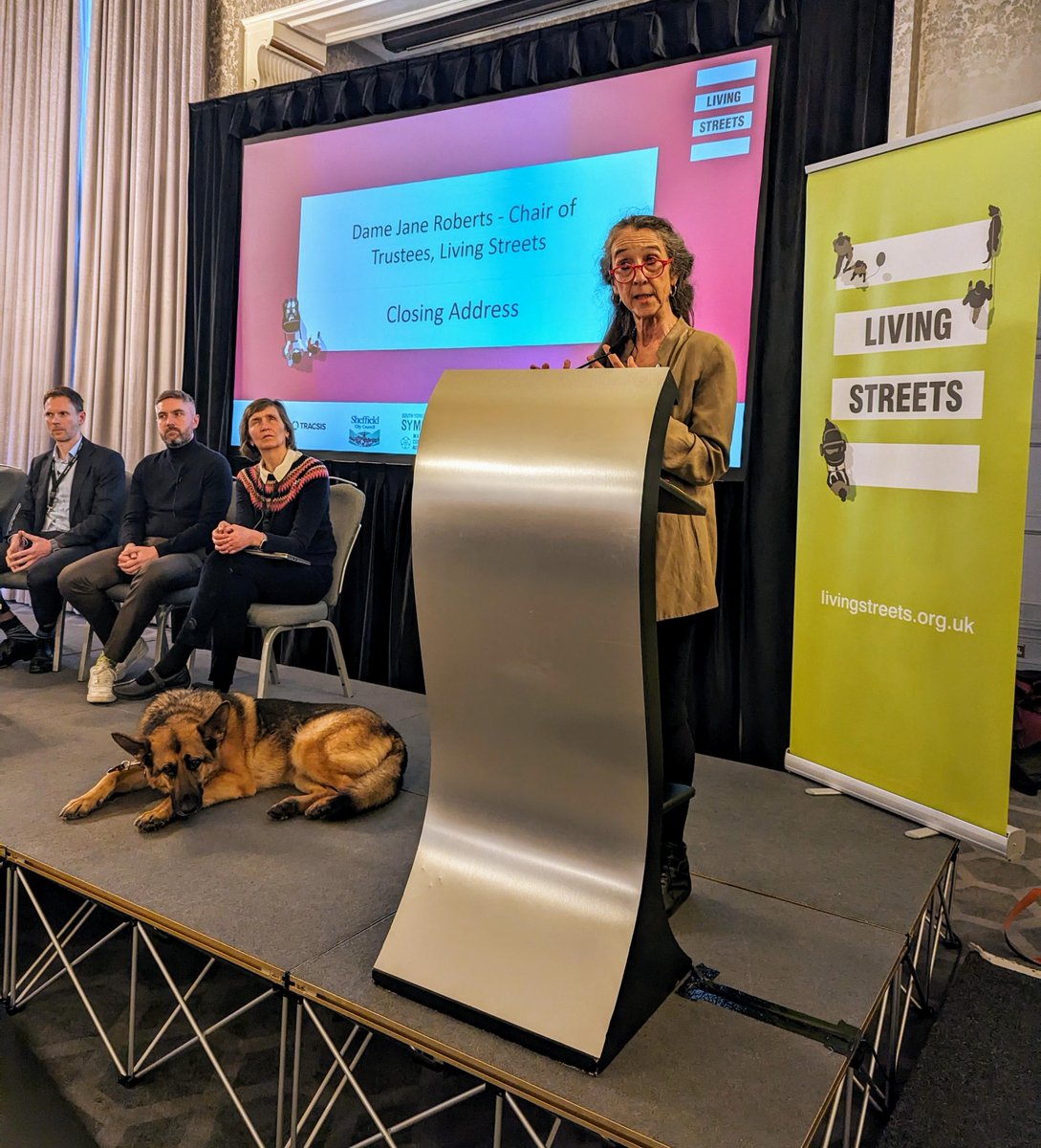 Dame Jane Roberts summarise today’s #WalkingSummit action, talking to the value of different sectors working together with local communities in the most inclusive sense. 

"If we concentrate on the task in hand, amazing things can happen."