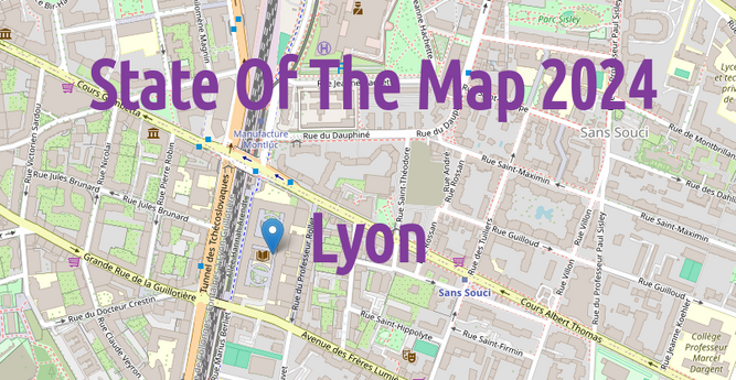 📢 Le State Of The Map France 2024 aura lieu à #Lyon les 28, 29 et 30 juin🎉 Il s'agira de la 10ème édition, la toute première ayant eu lieu à Lyon 🔁 ⏩Pour avoir des informations de manière régulière, rejoignez-nous dans le fédiverse sur @sotmfr@fr.osm.social