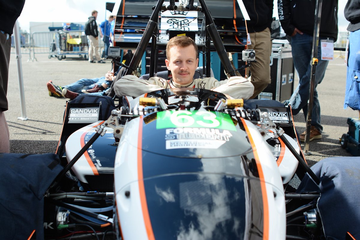 FormulaStudent's tweet image. Blast from the past - drivers and their drives from #FS2016! #throwbackthursday with some very old liveries there in particular.

#formulastudent #imecheformulastudent