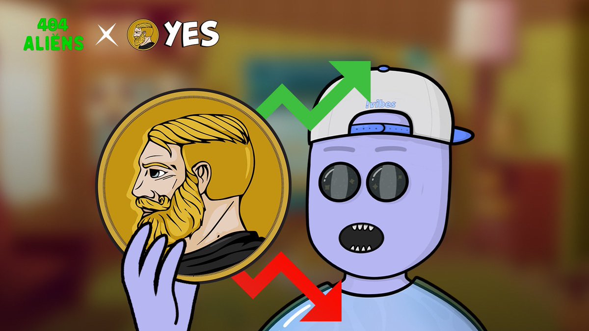 The <a href="/Yesmft/">Yes.</a> Degen Staking Event is now LIVE on our platform!

Will their $YES token's price be above $15 by March 14th at 4 pm UTC?

Stake on the outcome and win $404A 🛸👽

👇
404aliens.com