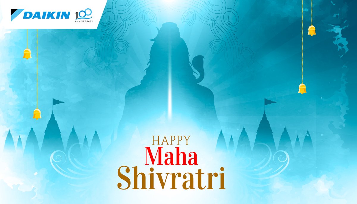 May the divine light of Mahashivratri bring you strength, wisdom, and prosperity. Wishing you and your family a truly blessed Mahashivratri. #HappyMahashivratri 

#MahaShivratri #Daikin #InnovatingForChange #Technology #InnovatingGoodness #TheAirSpecialist