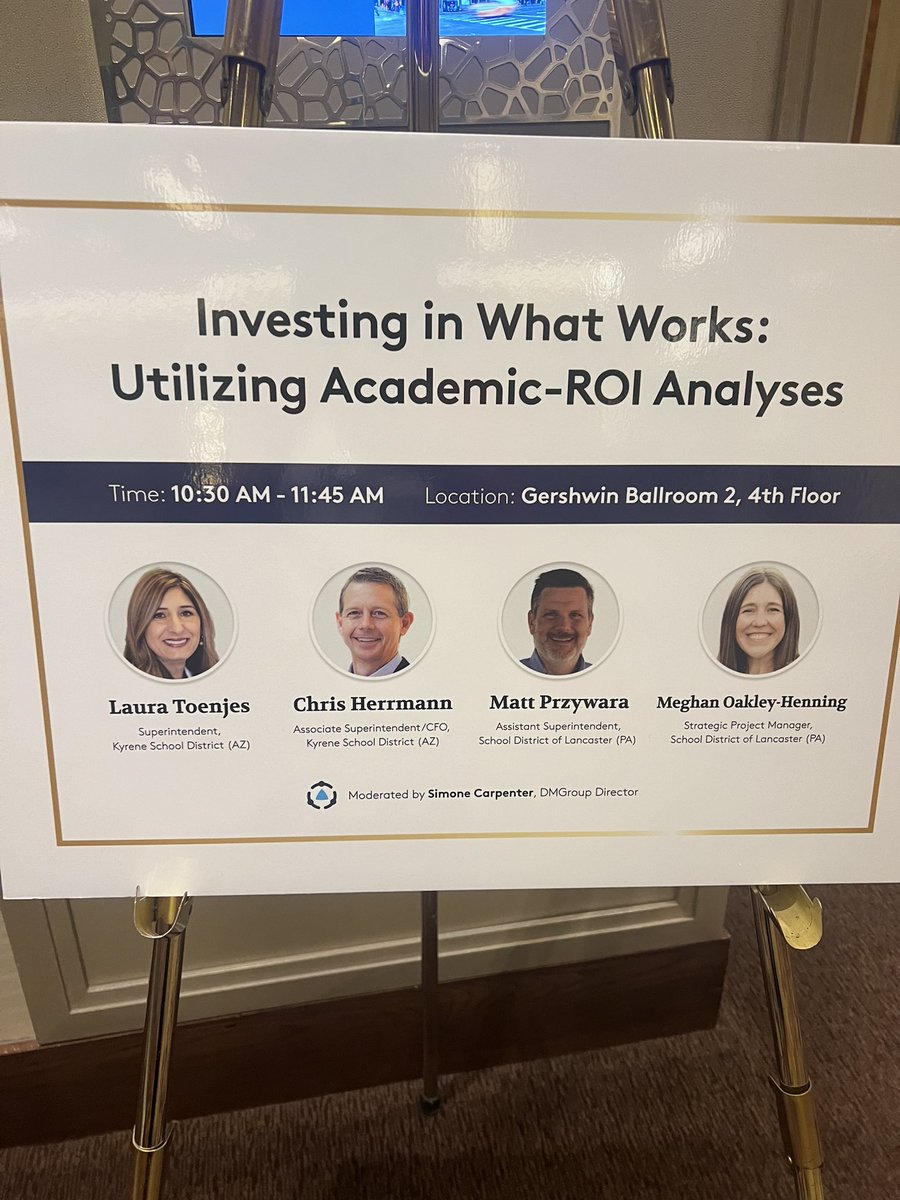 dmgroupK12's tweet photo. “Academic-ROI not about what you’re going to cut and what you’re going to keep. It’s about doing things differently”.
Laura Toenjes, Superintendent, Kyrene SD (AZ) #SSSummit2024 https://t.co/kLl51D3yES