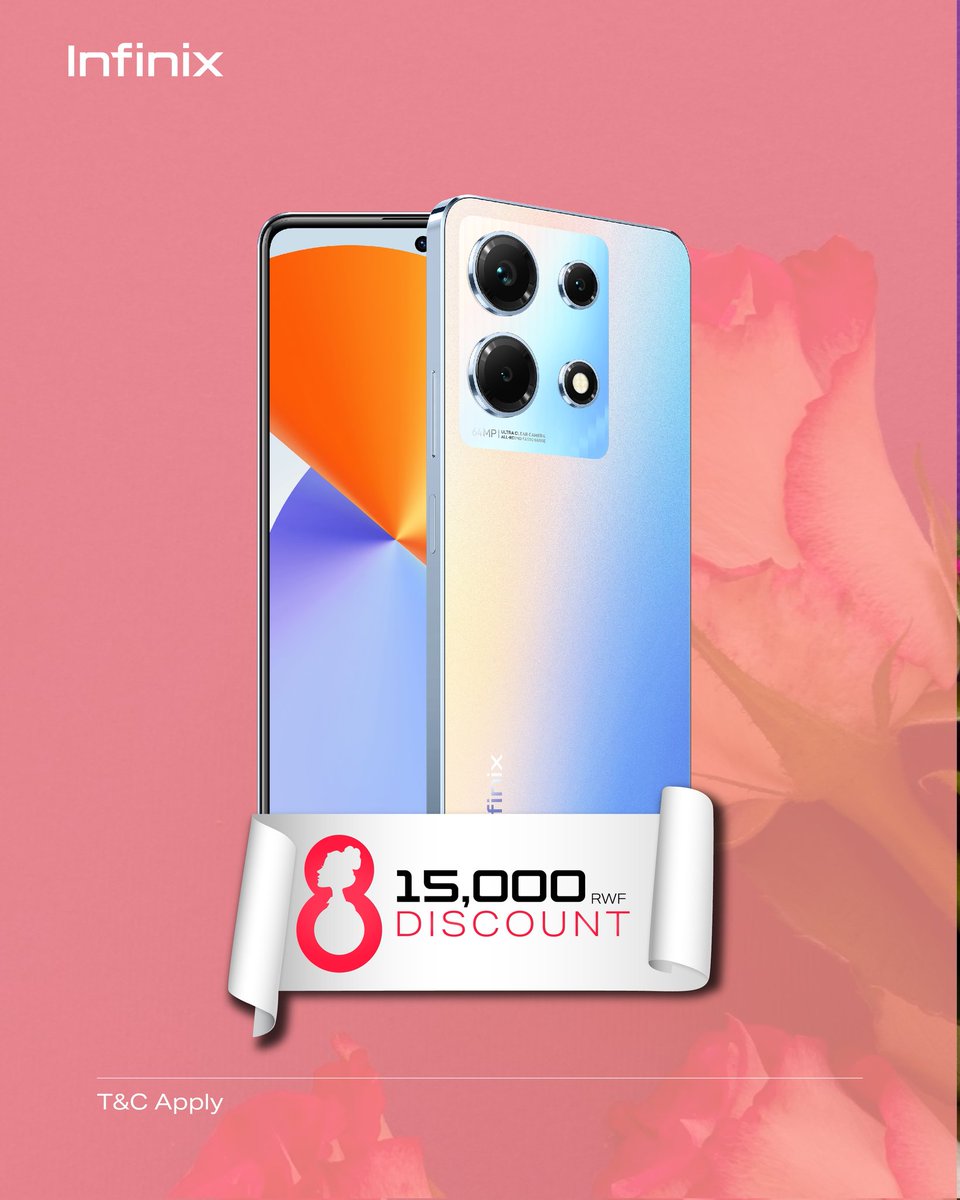 infinixrwanda's tweet image. Tickle your wallet's fancy with discounts so good, even your savings can't resist the temptation! ⏳💰 #Note30Series