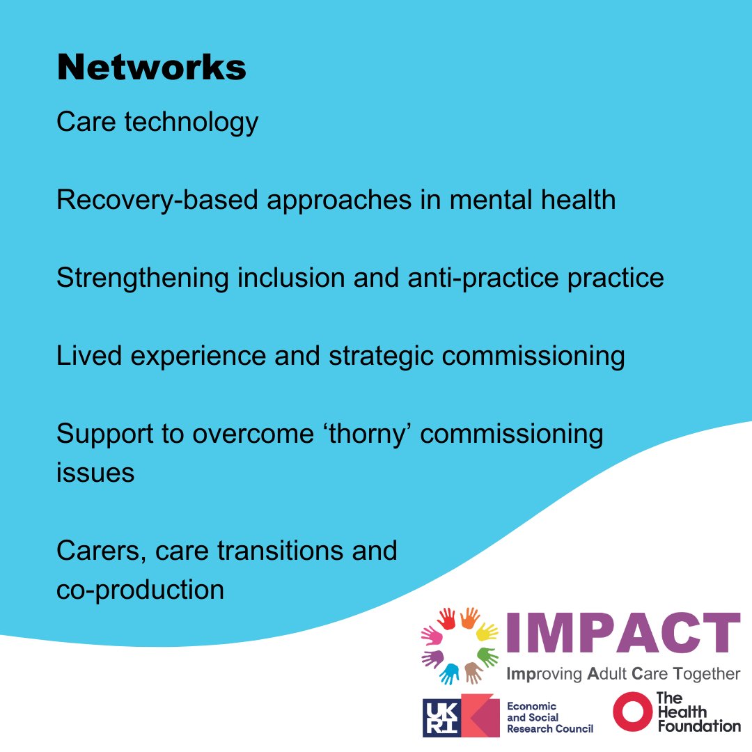 We will host 6 #IMPACTFacilitators and 8 #IMPACTDemonstrators and 6 #IMPACTNetworks

<a href="/RobinUoBham/">Prof Robin Miller</a> @KarenWatchman @KateAmeliah <a href="/KaspMackay/">Kathryn Mackay</a>