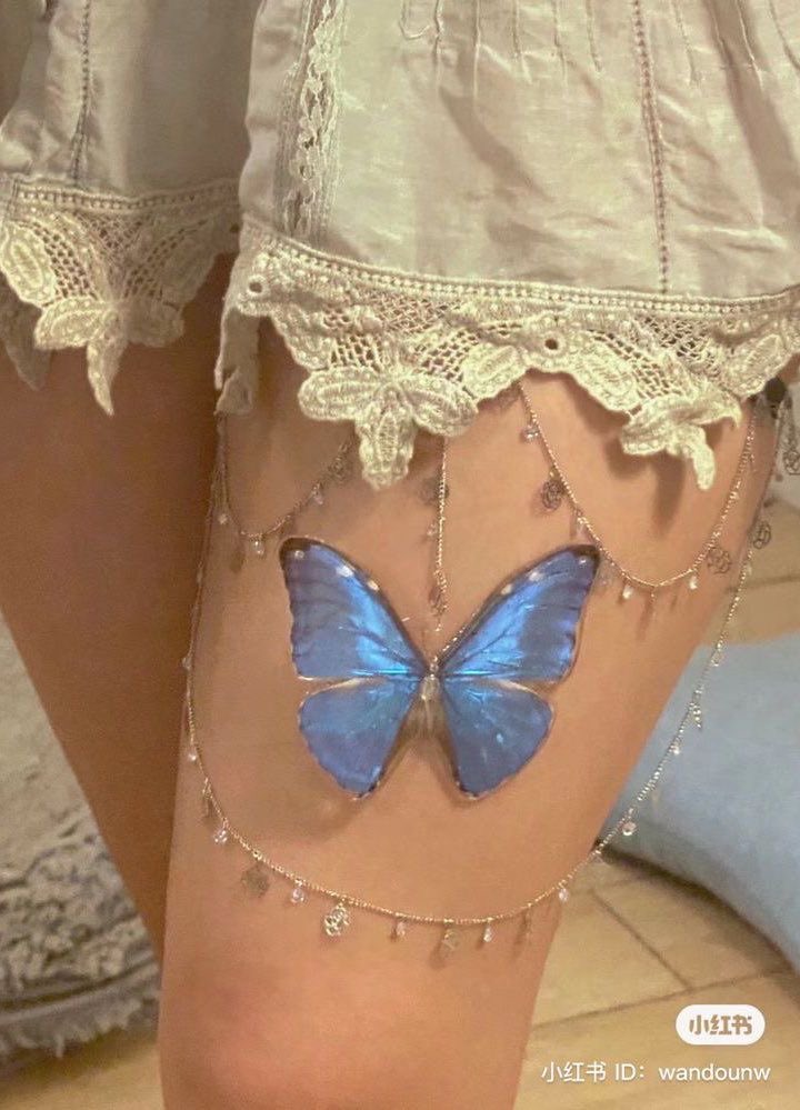 Butterfly body chain 🦋