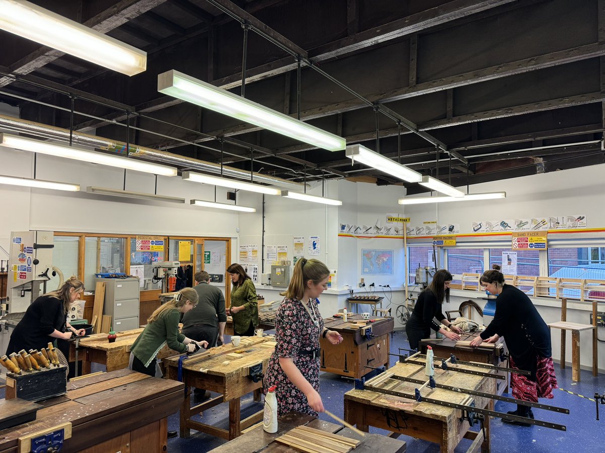 Staff Techy Club on every Thursday. This week staff are working on their chopping boards!