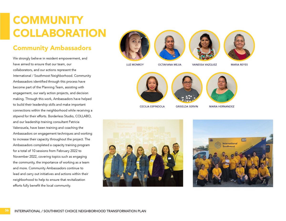 Community collaboration and community voices were at the center to shape a collective vision for the International Southmost Transformation Plan @brownsvilleischoice