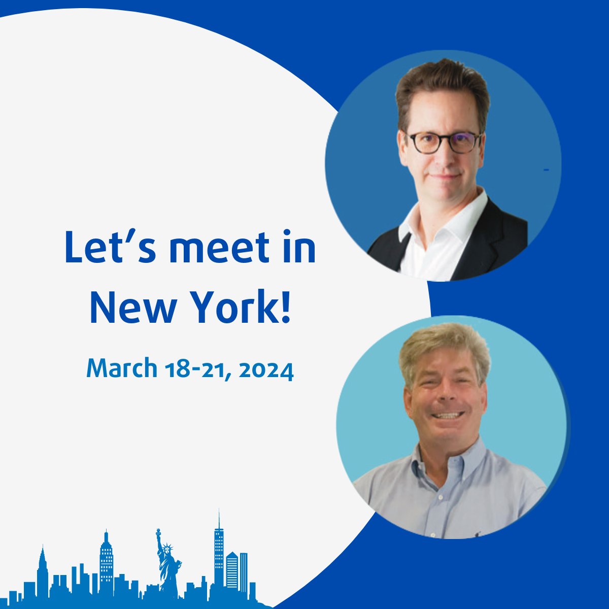 Crossject_'s tweet image. 🗓️🇺🇸Olivier Giré, COO Specialty Pharma and Don Zinn, VP US business development, will be pleased to meet you in New York city, during the #DCATWeek, on March 18-24, 2024

👉To schedule a meeting : b.development@crossject.com

#businessdevelopment #NYC