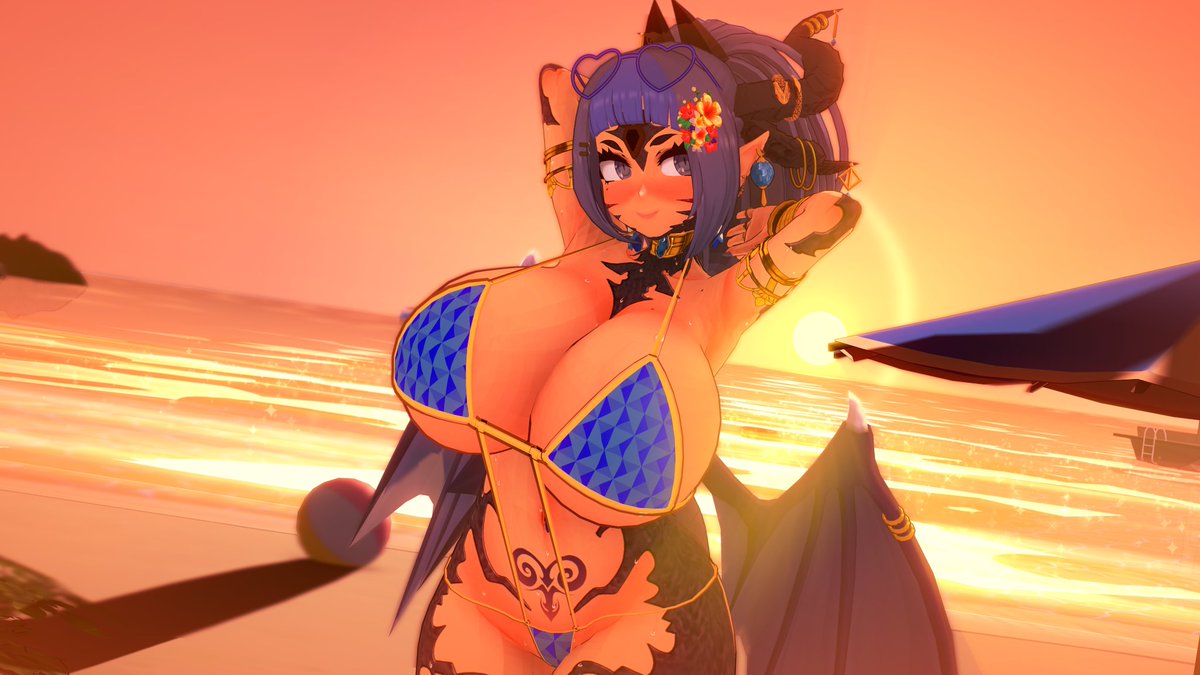Yaboivalk's tweet photo. Listen, i had a big need for huge dragon tits so i made this!

#コイカツ #koikatu #koikatsu #3D https://t.co/K4EBkyONeK