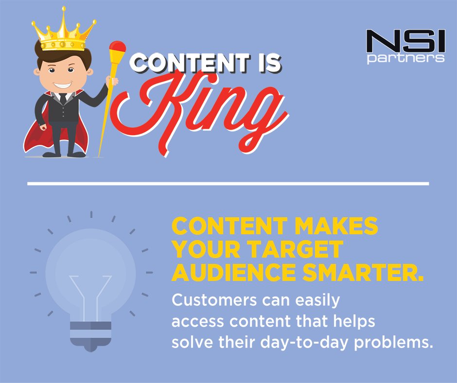 NSIpartners's tweet photo. Everyone LOVES content that solves problems or shares unique ideas! https://t.co/bOcl1HDNop