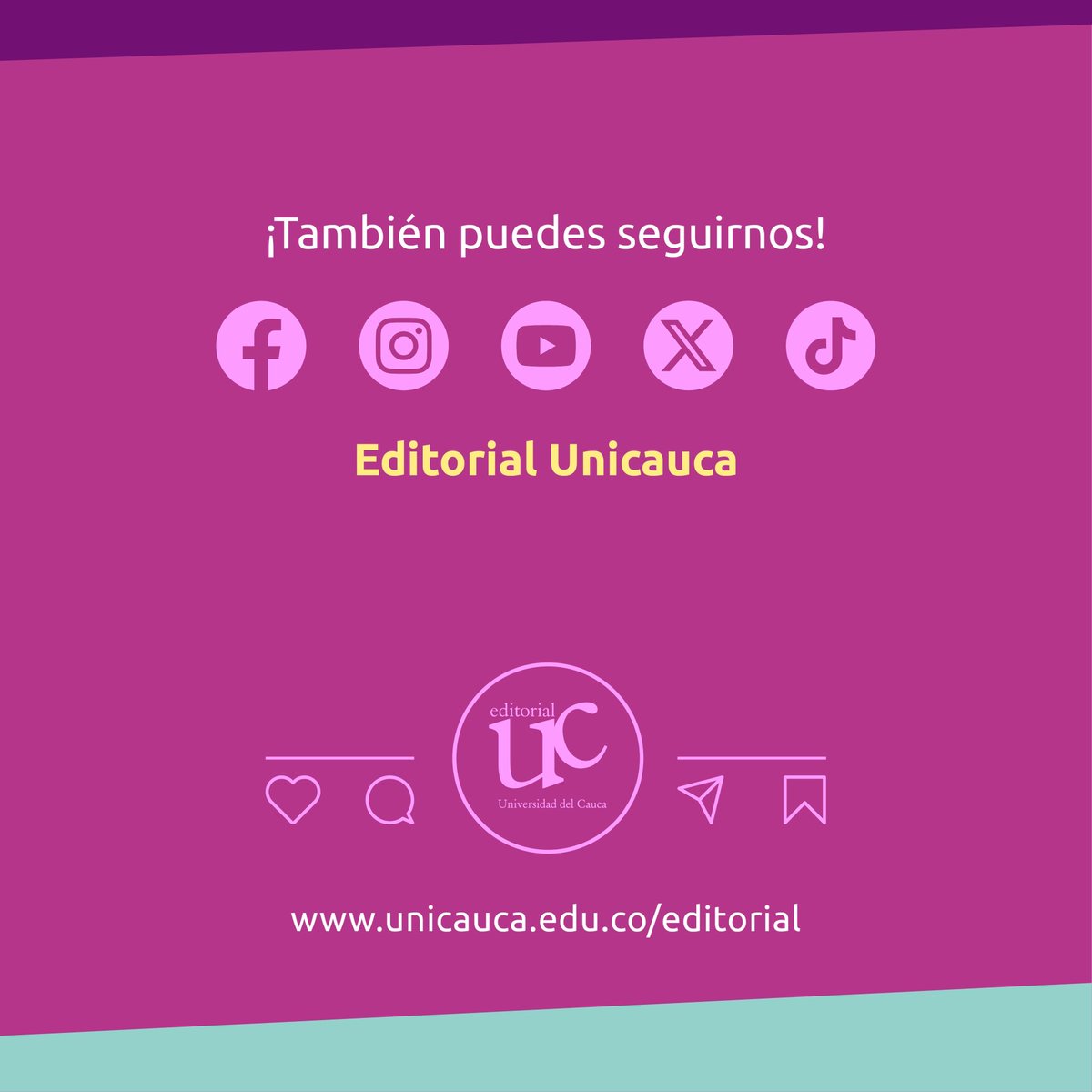 EditorialUCauca's tweet photo. 👩‍🏫 📚¡Sumérgete en estas fascinantes
narrativas y celebremos juntos la creatividad y la fuerza de las #mujeres!
Visítanos🏡
📍Calle 5 # 4 - 07 Edificio Bicentenario.
📲Ventas a través del Whatsapp, link en la biografía.
📎 https://t.co/IKA83DSHN1 

#mesdelamujer #8M2024 https://t.co/luYm2J9AsG