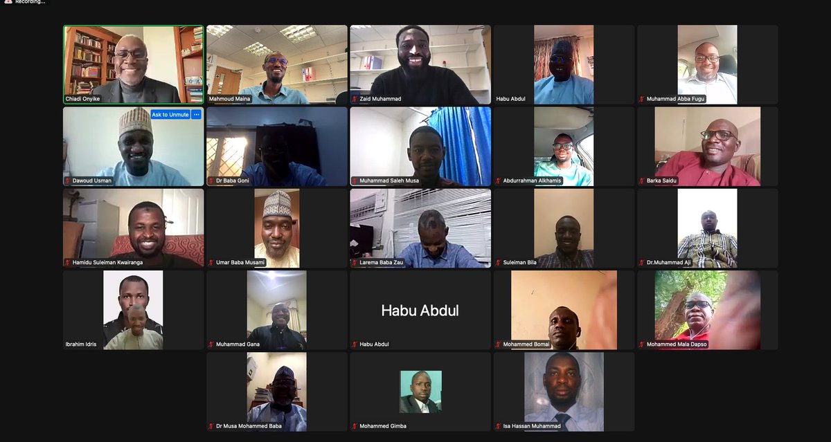 Mahmoud Bukar Maina PhD FRSA (@mahmoudbukar) on Twitter photo Another productive meeting in the books with the Northern Nigeria Dementia Group with Prof. <a href="/conyike/">Chiadi Onyike</a> and dedicated clinicians from 5 regional hospitals. Our second session deepened our efforts towards Unified Registry Formation and cohort building for dementia research in the Another productive meeting in the books with the Northern Nigeria Dementia Group with Prof. <a href="/conyike/">Chiadi Onyike</a> and dedicated clinicians from 5 regional hospitals. Our second session deepened our efforts towards Unified Registry Formation and cohort building for dementia research in the